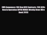 PDF CMS Announces 106 New ACO Contracts 260 ACOs Now In Operation (OPEN MINDS Weekly News Wire