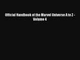 Read Official Handbook of the Marvel Universe A to Z - Volume 4 PDF Online