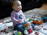 Excited Baby Claps to Mickey Mouse Clubhouse Theme Song
