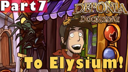 #7| Deponia Doomsday Gameplay Guide | To Elysium! | PC Full Walkthrough