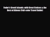 PDF Fodor's Greek Islands: with Great Cruises & the Best of Athens (Full-color Travel Guide)