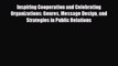 [PDF] Inspiring Cooperation and Celebrating Organizations: Genres Message Design and Strategies