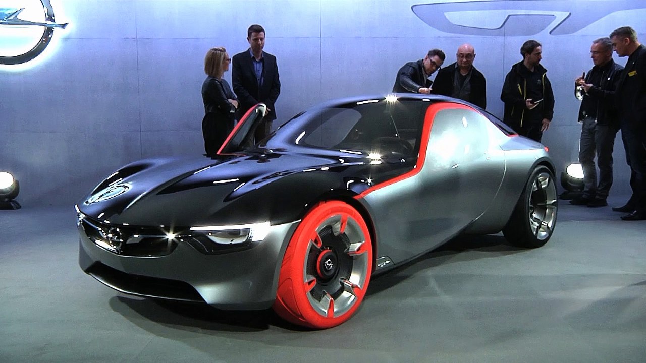 Opel GT Concept : un coupé sportif biplace à propulsion à moteur central avant
