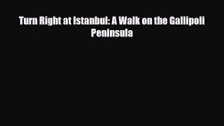 Download Turn Right at Istanbul: A Walk on the Gallipoli Peninsula Free Books