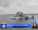 Pescadores peruanos detenidos en El Oro