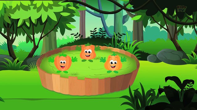 Scary Pumpkin Finger Family Song | Halloween Nursery Songs For Children | Kids TV