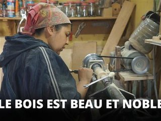 Portrait d'Edith, une femme menuisière à Mexico