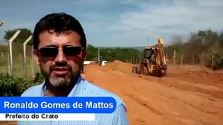 Prefeito Ronaldo visita obra de acesso ao Mini Distrito Industrial do Muriti