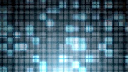 Video Background 36 Glowing Blocks Blue