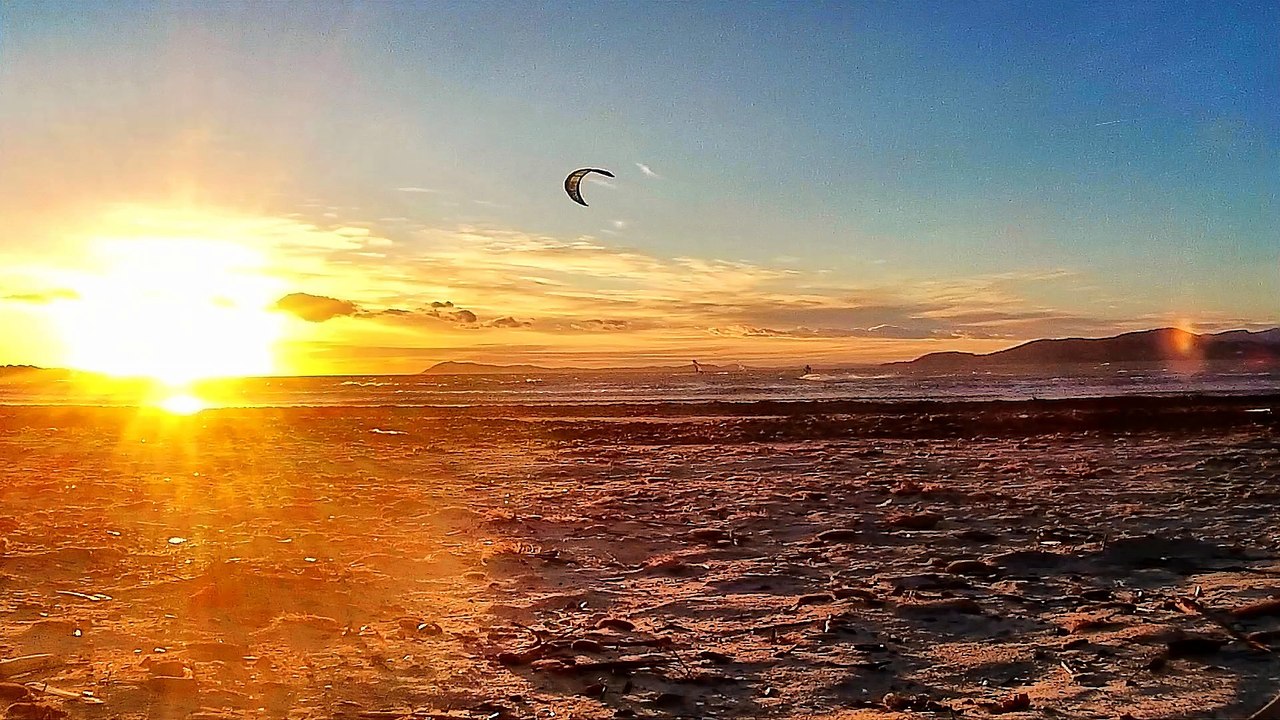 time lapse 1080P coucher de soleil almanarre