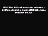 [PDF] ISO/IEC 8825-5:2004 Information technology - ASN.1 encoding rules:  Mapping W3C XML schema