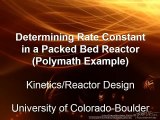 Determining Rate Constant in a PBR
