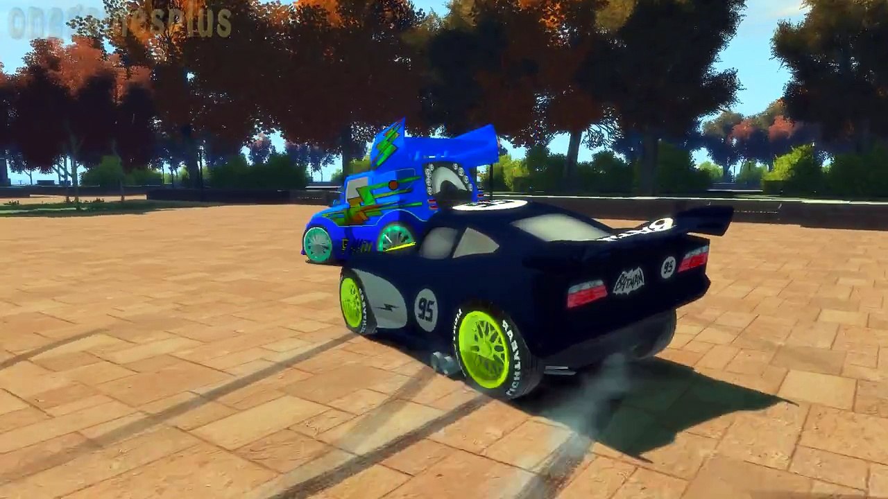 Childrens Songs Disney cars DJ & Batmobile McQueen Hulk and batman