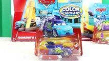 Disney Pixar Cars Ramones Color Changers Playset Lightning McQueen Wingo Snot Rod Piston