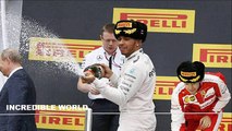 Lewis Hamilton SOAKS Vladimir Putin With Champagne At 2015 Sochi GP Celebration!!!!