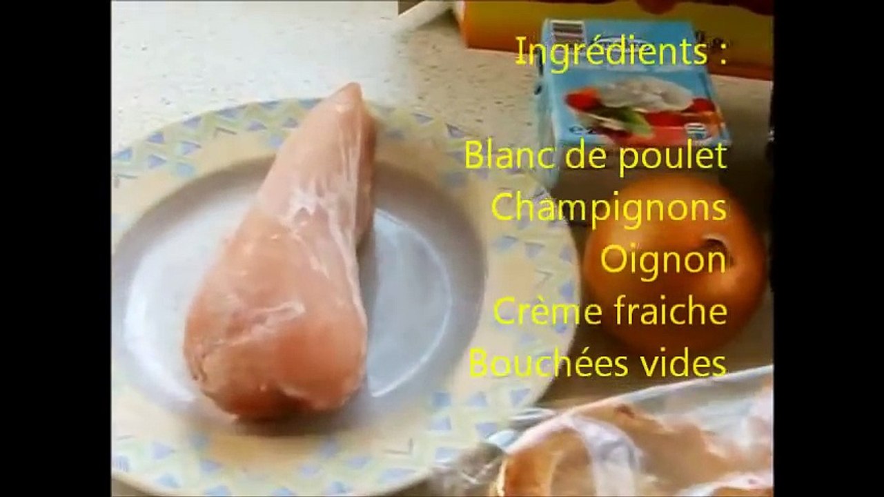 Волованы с курицей