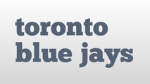 toronto blue jays meaning and pronunciation