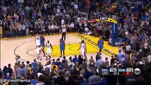 Stephen Curry Shakes Serge Ibaka - Thunder vs Warriors - March 3, 2016 - NBA 2015-16 Season