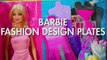 Barbie Fashion Design Plates Dress Play Set Toy Review. DisneyToysFan