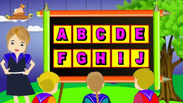 Norsk alfabet | ABC sang | Alfabetsang | Norwegian Alphabet Song