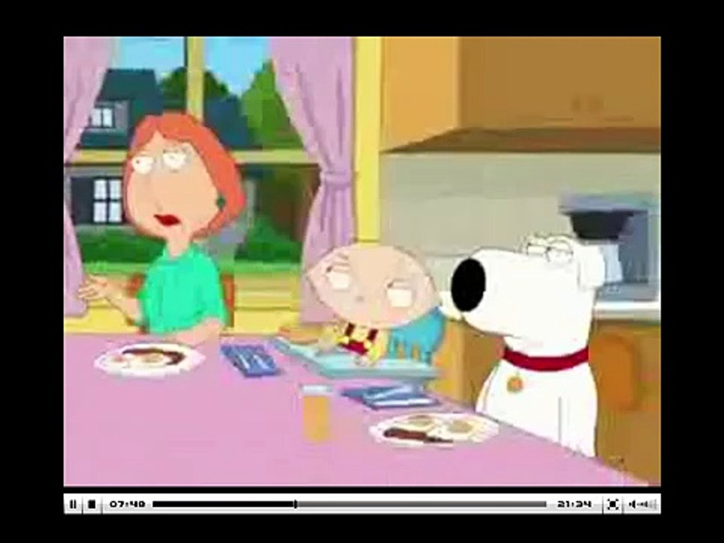 Stewie and Bryan Destroying Peters Surfin Bird Record, image size:1440x1080