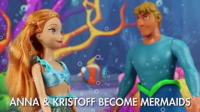 Anna is a Mermaid Kristoff is a Merman when Frozen Elsa is Gone and Hans is King. DisneyToysFan