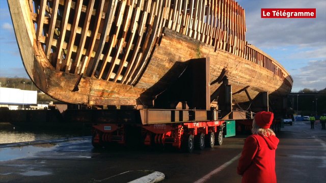 Concarneau. La Calypso quitte les chantiers Piriou