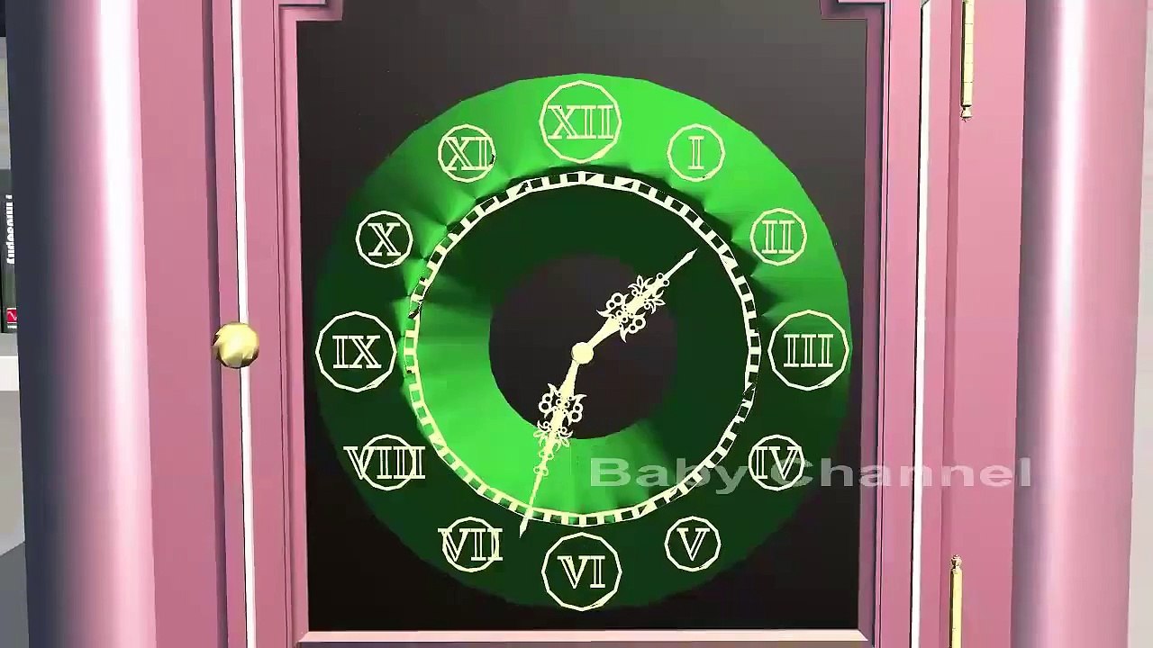 Childrens Favorite Hicory Dicory Dock Rhyems To Learn | Popular English 3D Animated Nursery Rhymes