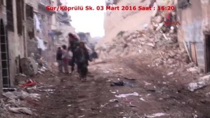 Diyarbakır- Sur'da 33 Kişi Güvenli Bölgeye Böyle Tahliye Edildi