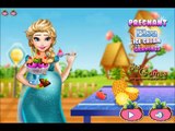 Enjoy Pregnant Elsa Ice Cream Cravings Cooking Game Episode for Babies