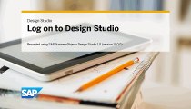 Log on to Design Studio SAP BusinessObjects Design Studio 1.0