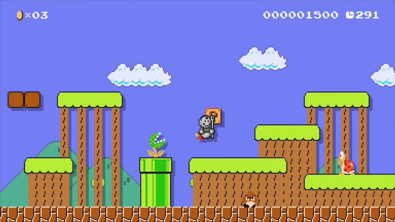 Super Mario Maker - Mario Statue