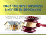 Find the best business lawyer in Brooklyn
