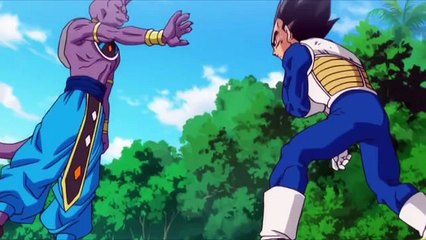 DBZ Battle of Gods | Vegeta vs Beerus English Dub