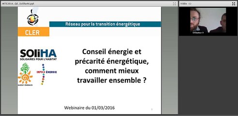 Mardi de la Transition Energétique : Conseil énergie et précarité énergétique, comment mieux travailler ensemble ? 2/2