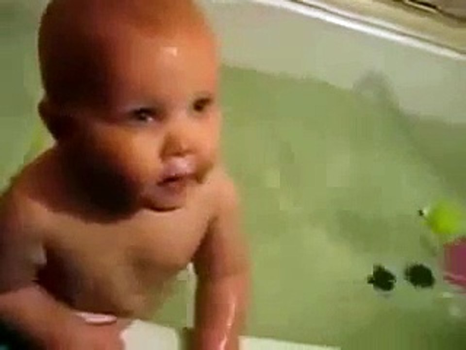 What did this baby in the bathroom baby funny