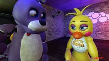 FNAF Animation: Bonnie x Toy chica [Funny SFM]