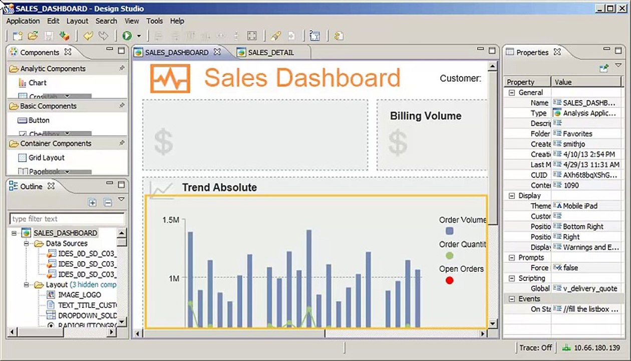 Pass URL Parameters Between Applications SAP BusinessObjects Design Studio 1.1