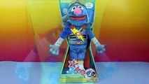 Sesame Street Super Grover 2.0 Cookie Monster Eats Microdrifter Cars & Chokes Elmo tries to save him