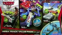 CARS 2 Mega Track Value Pack Playset Tokyo Spinout, Spy Jet Escape, Barrel Blowout Speedway