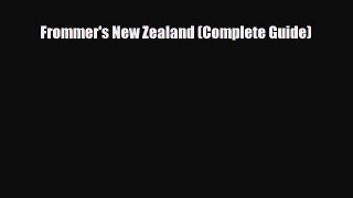 PDF Frommer's New Zealand (Complete Guide) PDF Book Free