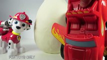 BLAZE and the MONSTER MACHINES and PAW PATROL Marshall Play-Doh Surprise Egg