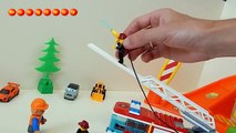 Машинки мультфильм - Пожарная машина Lego - Город машинок 66 серия. Развивающие мультики mirglory