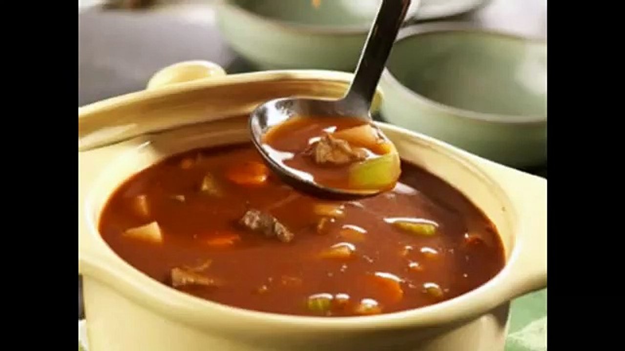 Борщ с бараниной и шпинатом