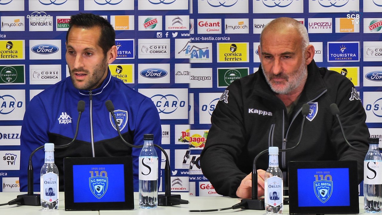 Bastia-Lorient : L'essentiel des confs. de F. Marange et F. Ciccolini
