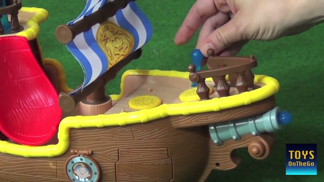 Bucky Barco Pirata Musical y Set de Piratas - Juguetes de Jake y los Piratas