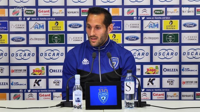 Bastia-Lorient : Conf. d'avant-match de F. Marange