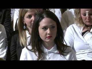 Roma - Intervento del Presidente Mattarella 15° anniversario Servizio Civile (03.03.16)
