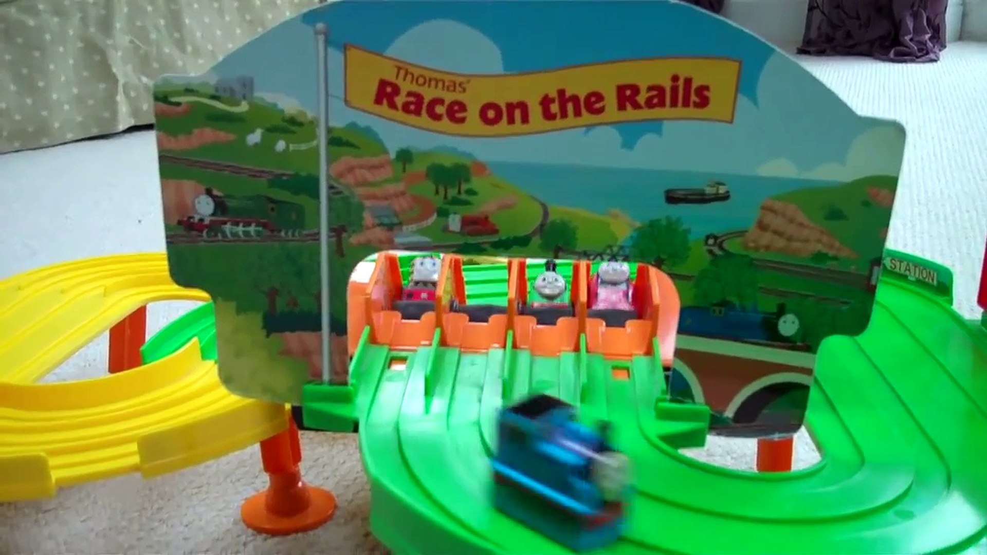 thomas race on the rails