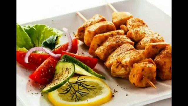 Шашлык из курицы в винном маринаде